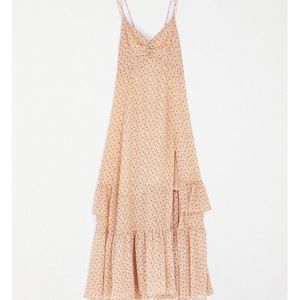 Urban Outfitters Sparklers Chiffon Midi Dress XS